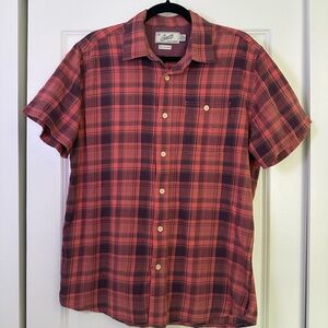 Grayer’s Men’s Plaid 100% Button Up Shirt Size Medium